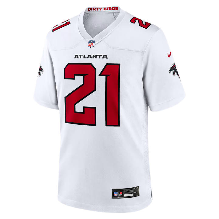Nike Nike NFL Rugby Jerseys Men's White V Neck Moderate