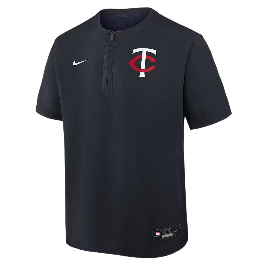 Nike Nike Minnesota Twins T Shirts Men's Marine Blue Crew Neck Moderate
