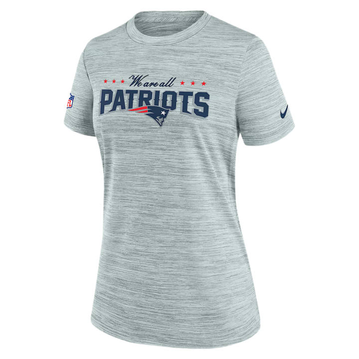 Nike Nike NFL Rugby Jerseys Women's Silver Crew Neck Moderate