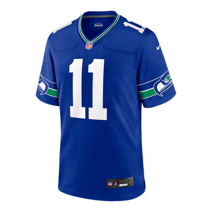 Nike Nike NFL Rugby Jerseys Men's Royal Blue/Sky Blue/White/White V Neck Moderate