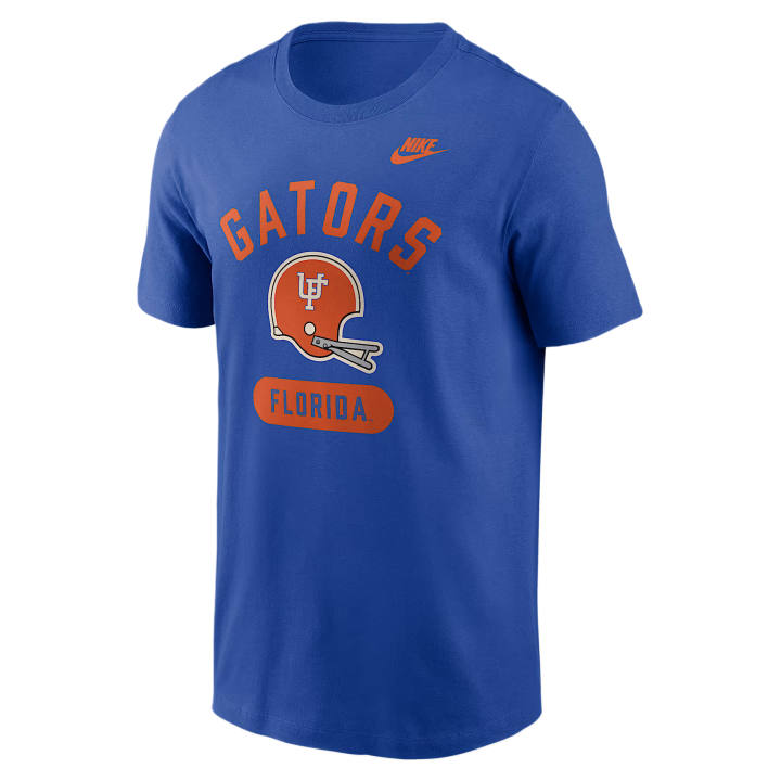 Nike Nike College T Shirts Men's Royal Crew Neck