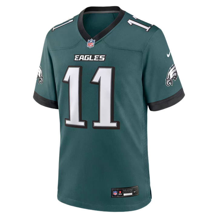 Nike Nike NFL Rugby Jerseys Men's Green V Neck Moderate