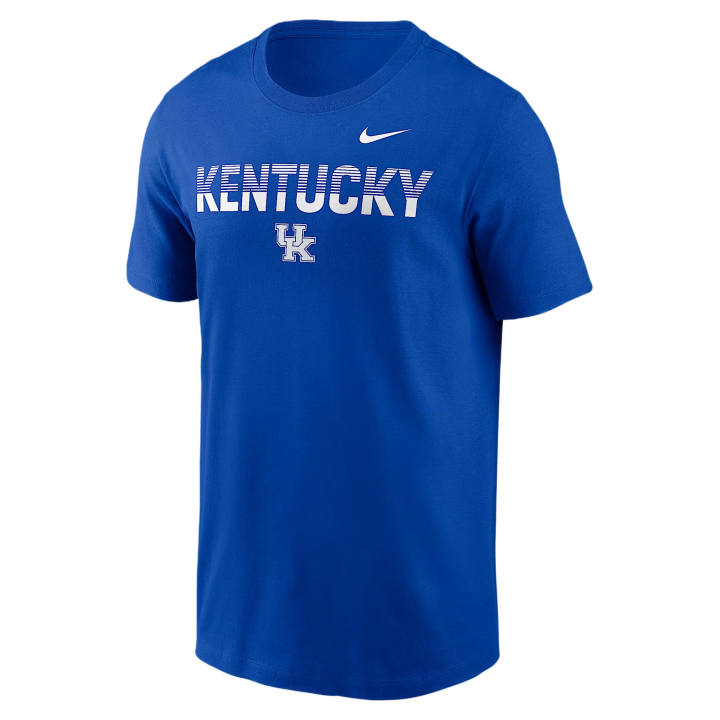 Nike Nike College T Shirts Men's Royal Crew Neck