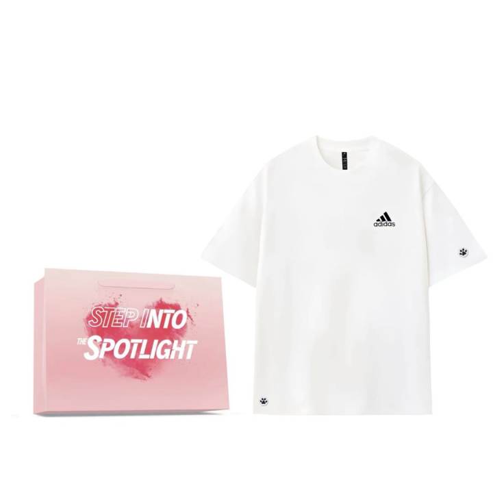 Adidas Adidas MUST HAVES T Shirts Unisex White Crew Neck Moderate