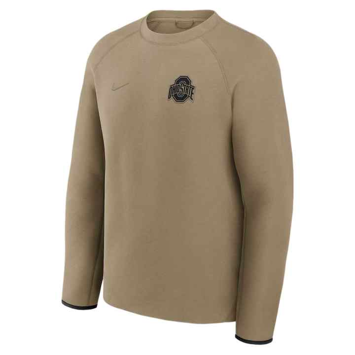 Nike Nike Rugby Jerseys Men's Olive Crew Neck Moderate