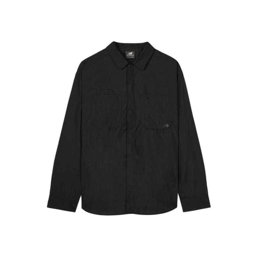 New Balance New Balance Jackets Unisex Black Lapel Moderate Straight Fit