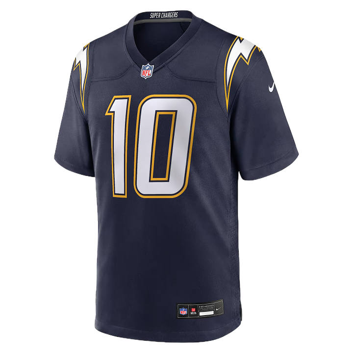 Nike Nike Rugby Jerseys Men's Marine Blue V Neck Moderate