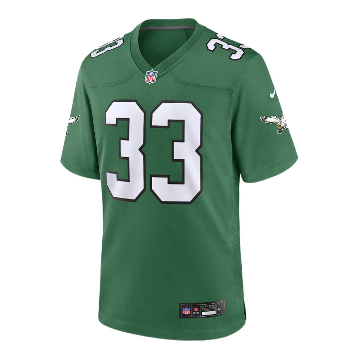 Nike Nike NFL Rugby Jerseys Men's Kelly Green V Neck Moderate