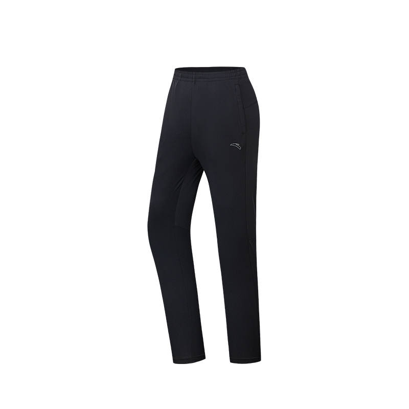 ANTA Casual Pants Women's Black Moderate Straight Fit Pants