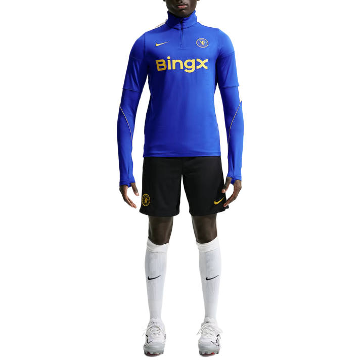 Nike Nike Chelsea Soccer Jerseys Men's Bright Blue/Bright Blue/White/Midwest Gold Moderate