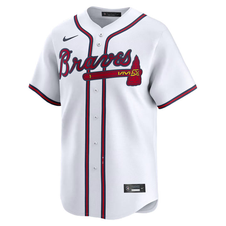 Nike Nike Dri Fit Baseball Jerseys Men's White V Neck Moderate