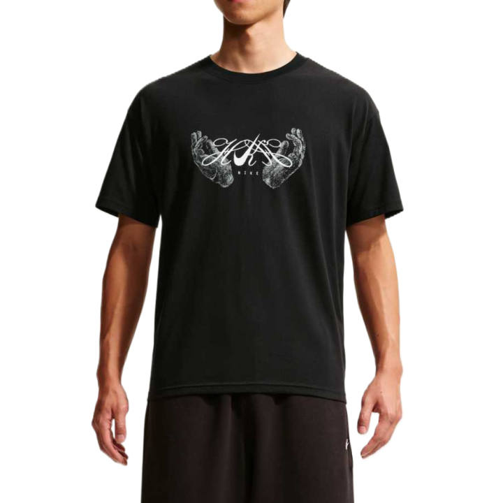 Nike Nike T Shirts Men's Black Crew Neck Moderate