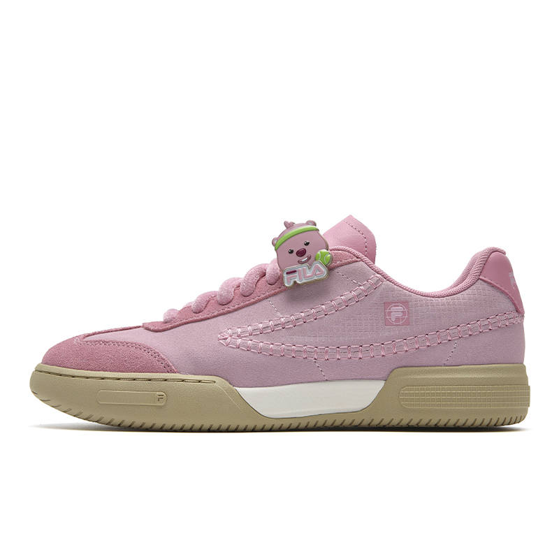 FILA TIFO FX Tennis Shoes Women's Low Top Mist Pink/Irish Cream Brown