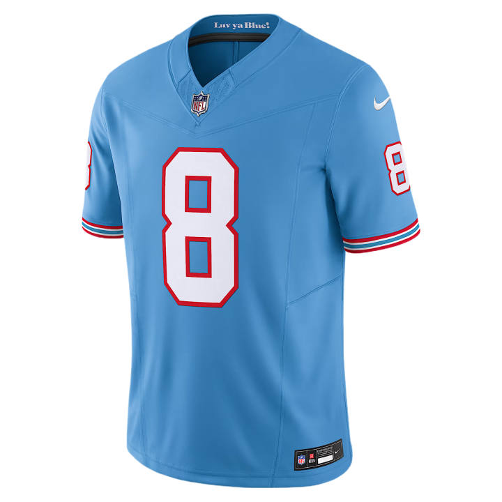 Nike Nike Dri Fit Rugby Jerseys Men's Light Blue V Neck Moderate