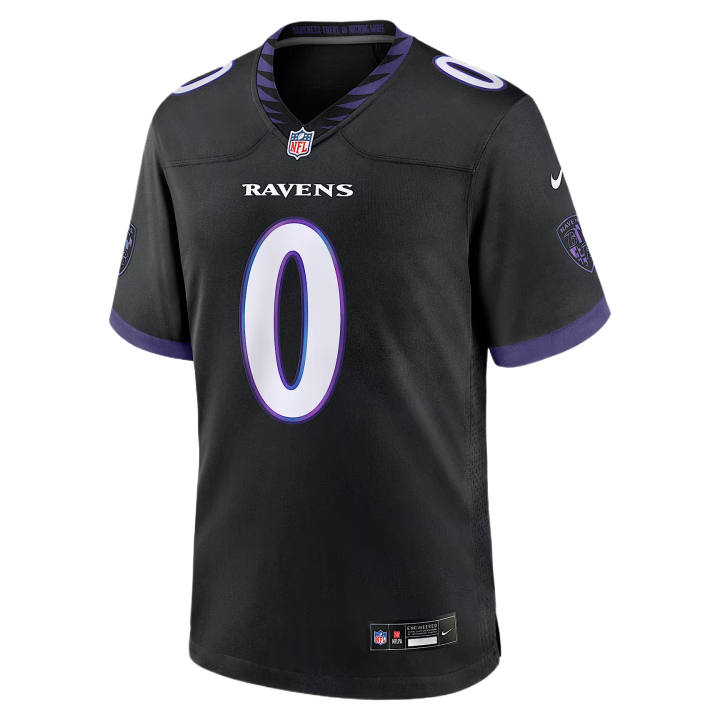 Nike Nike Rugby Jerseys Men's Black V Neck Moderate