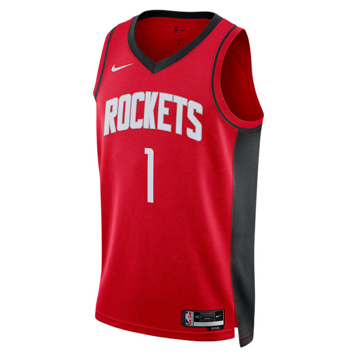 Nike Nike Swingman Basketball Jerseys Men's University Red V Neck Moderate
