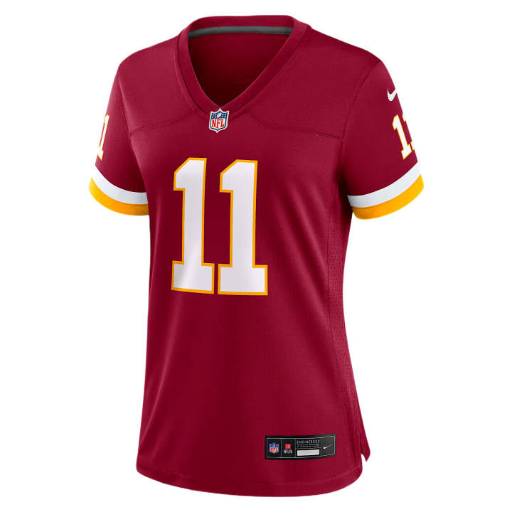 Nike Nike Rugby Jerseys Women's Burgundy Red V Neck Moderate
