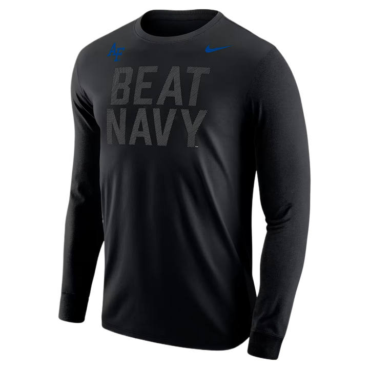Nike Nike Dri Fit College T Shirts Men's Black Crew Neck Moderate