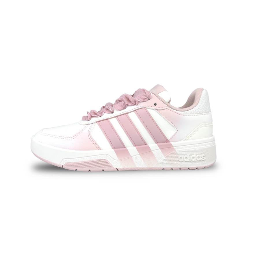 Adidas Adidas COURTBEAT Skateboard Shoes Unisex Low Top Pink White Colorway
