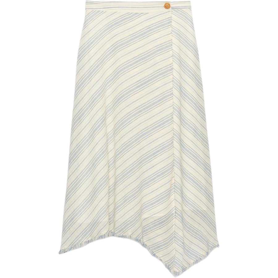 ZARA Casual Long Skirts Women's Nude/Sea Blue Moderate
