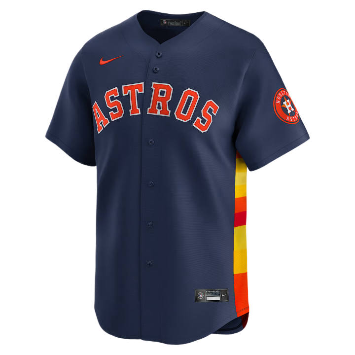 Nike Nike Dri FIT ADV Baseball Jerseys Men's Marine Blue V Neck Moderate