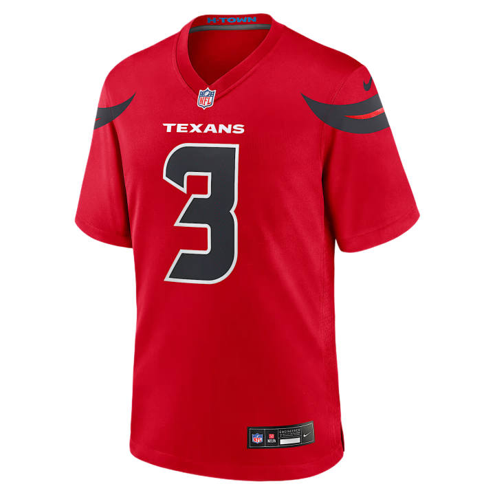 Nike Nike Rugby Jerseys Men's Red V Neck Moderate