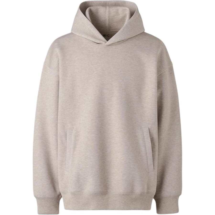 UNIQLO C Collection Sweatshirts Men's Beige Hooded Non Detachable Moderate