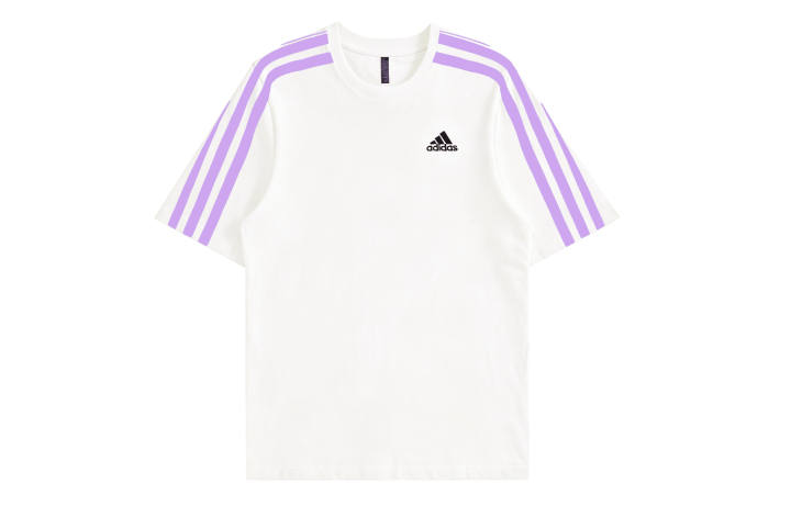Adidas Adidas MUST HAVES T Shirts Unisex Ecru Crew Neck Moderate Straight Fit