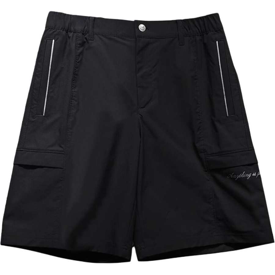 Li-Ning Li Ning Sports Trendy Collection Casual Shorts Men's Black Moderate Straight Fit Pants