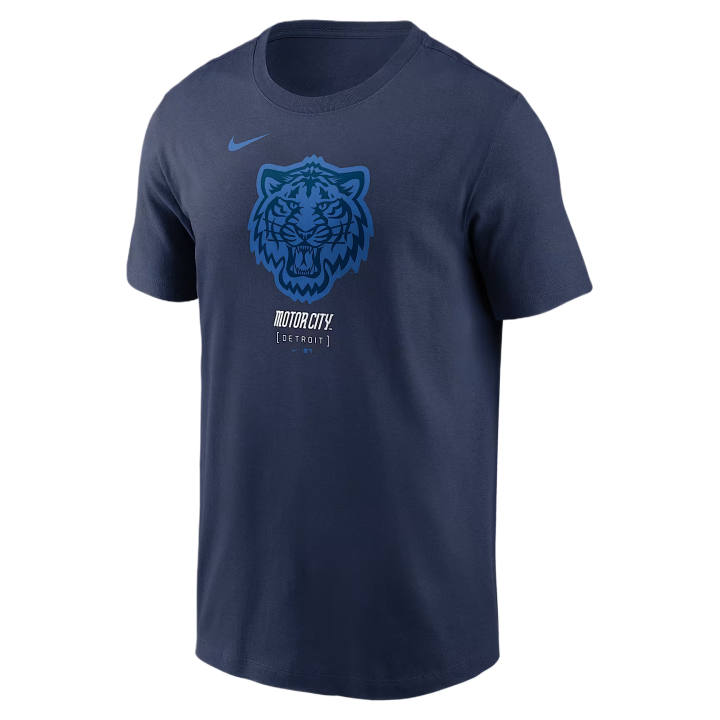 Nike Nike X MLB T Shirts Men's Marine Blue Crew Neck Moderate