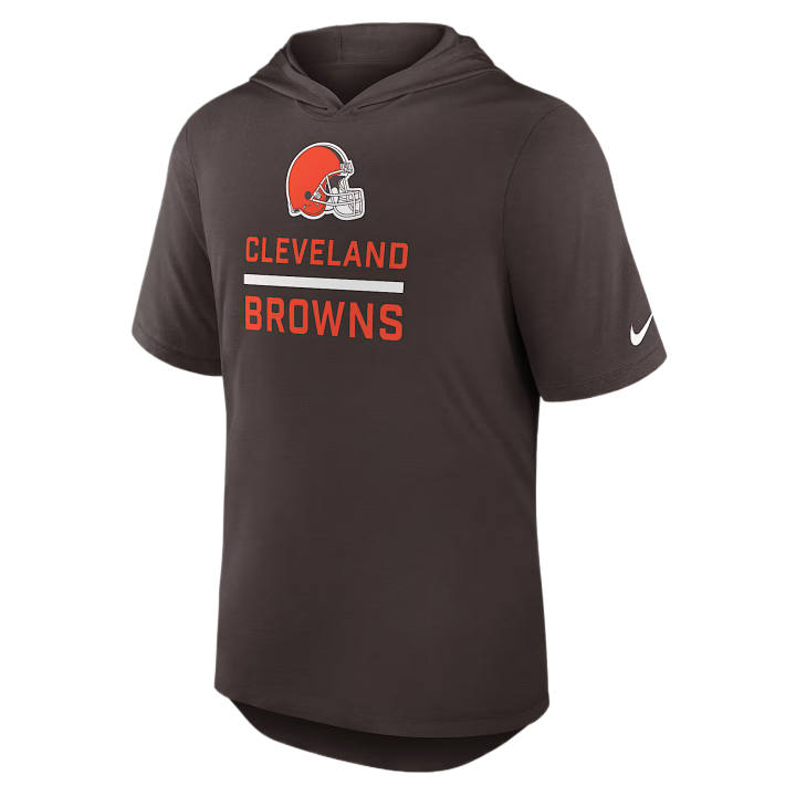 Nike Nike T Shirts Men's Brown Hooded Non Detachable Moderate