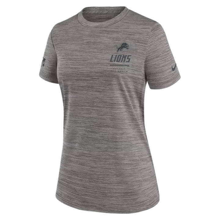 Nike Nike NFL Rugby Jerseys Women's Charcoal Gray Heather Crew Neck Moderate