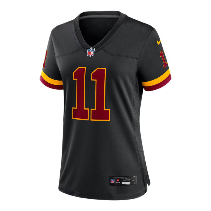 Nike Nike NFL Rugby Jerseys Women's Black V Neck Moderate