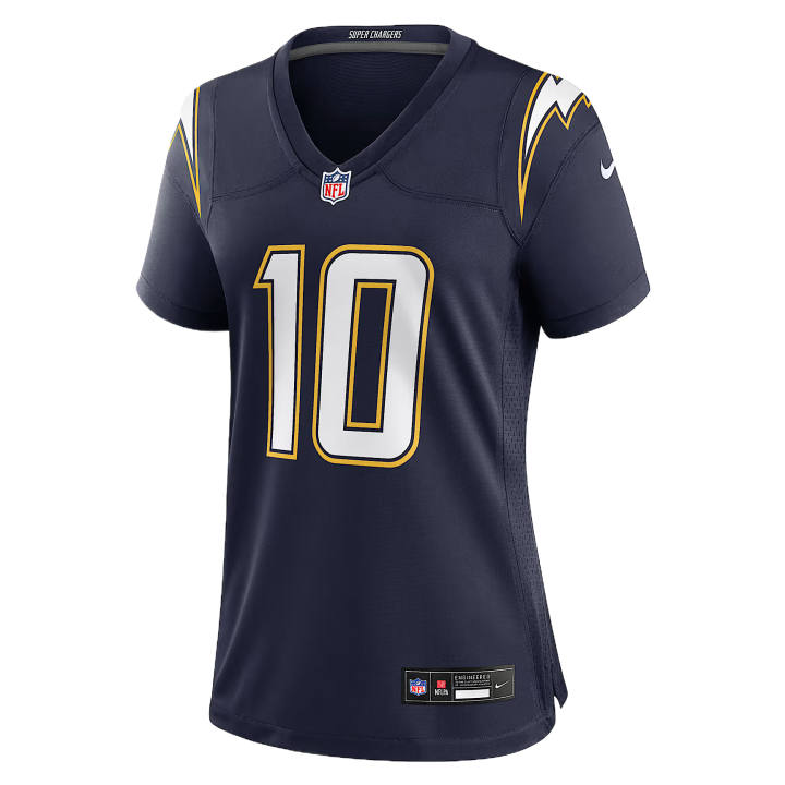 Nike Nike Rugby Jerseys Women's Marine Blue V Neck Moderate