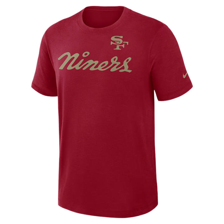 Nike Nike Dri Fit T Shirts Men's Red Crew Neck Moderate