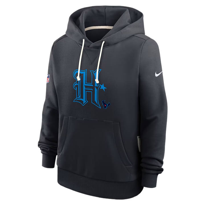 Nike Nike NFL Sweatshirts Women's Marine Blue Hooded Non Detachable Moderate