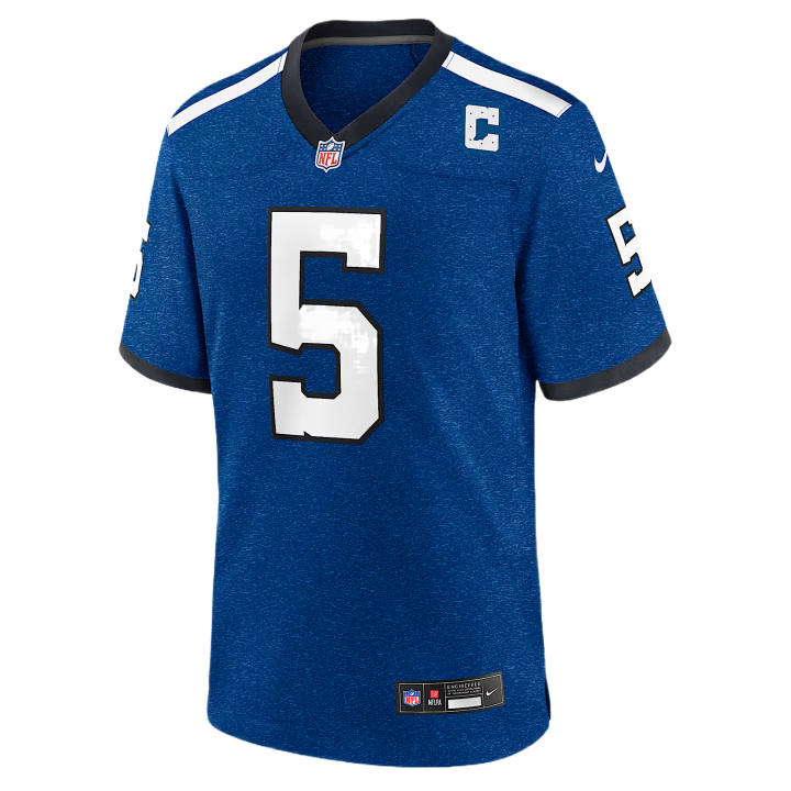 Nike Nike NFL Rugby Jerseys Men's Blue V Neck Moderate