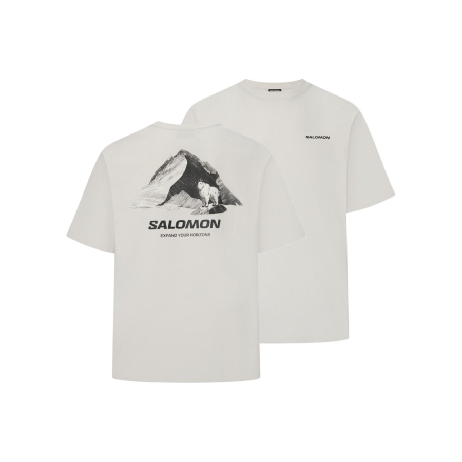 SALOMON Mountain T Shirt Men's Warm Gray