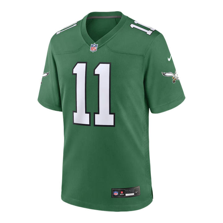 Nike Nike NFL Rugby Jerseys Men's Kelly Green V Neck Moderate