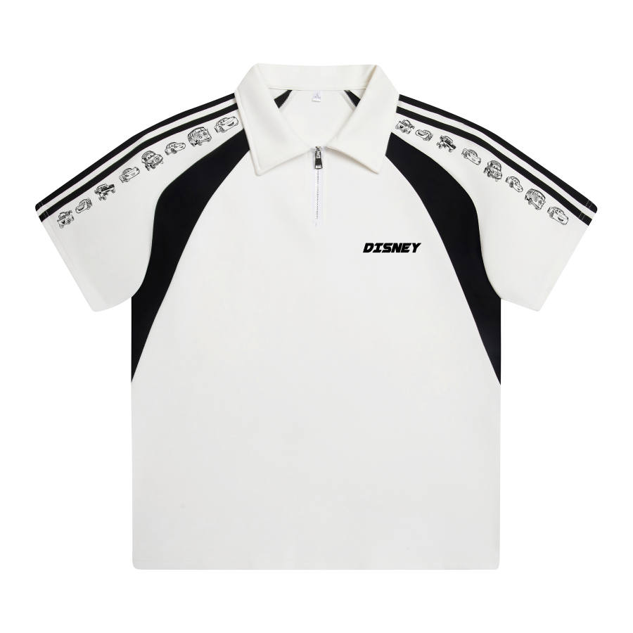 Disney Polo Shirts Unisex Polo Collar Moderate Straight Fit