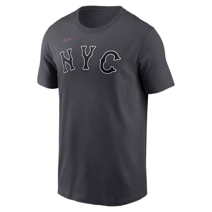 Nike Nike T Shirts Men's Anthracite Crew Neck Moderate