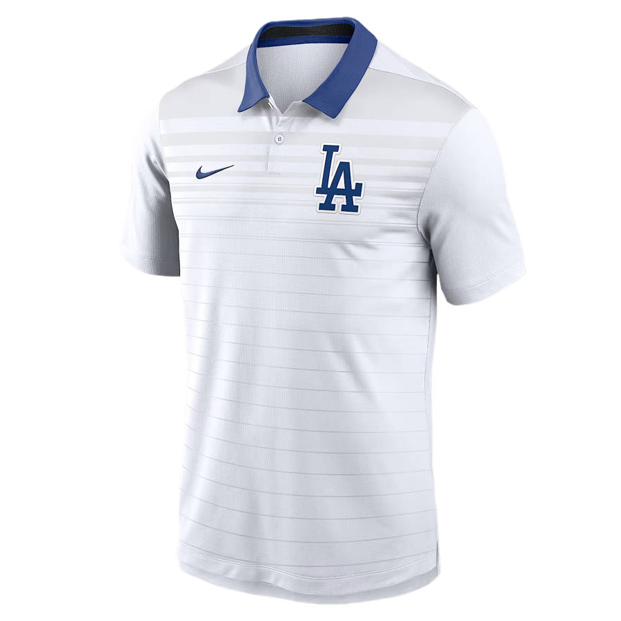 Nike Nike Dri Fit Polo Shirts Men's White/Royal Blue Polo Collar Moderate Other