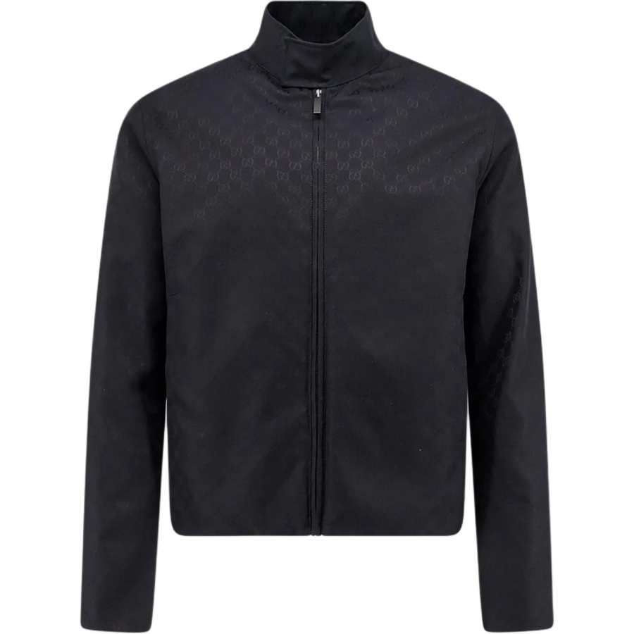 GUCCI Jackets Men's Black Turtleneck Moderate Other