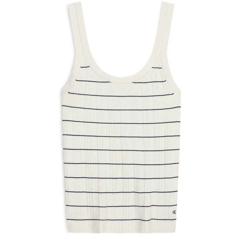 Calvin Klein Tank Tops Women's YAS Ivory Moderate Other