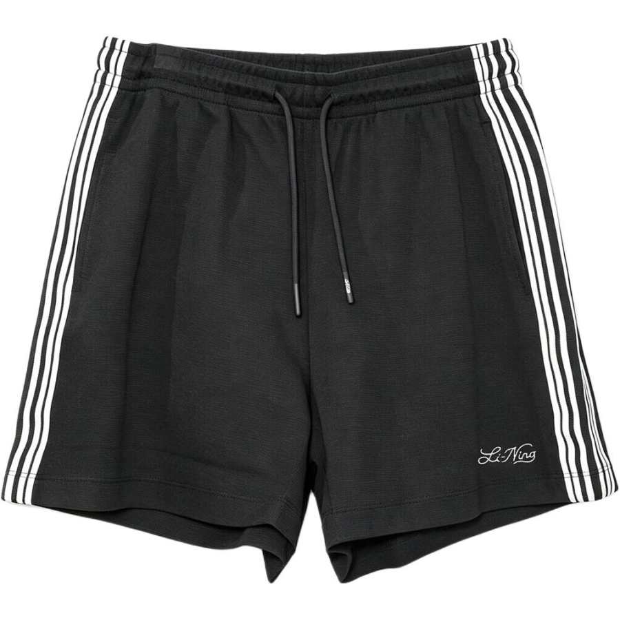 Li-Ning Li Ning Sports Shorts Women's Black Moderate Straight Fit Pants