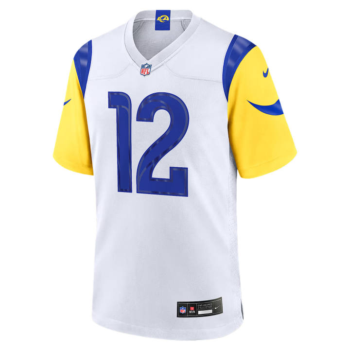 Nike Nike NFL Rugby Jerseys Men's White V Neck Moderate