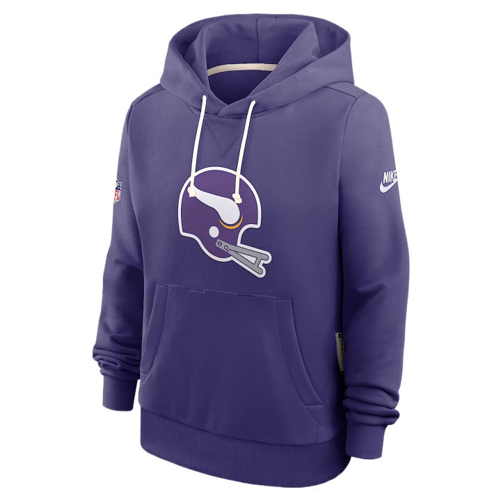 Nike Nike NFL Sweatshirts Women's Purple Hooded Non Detachable Moderate