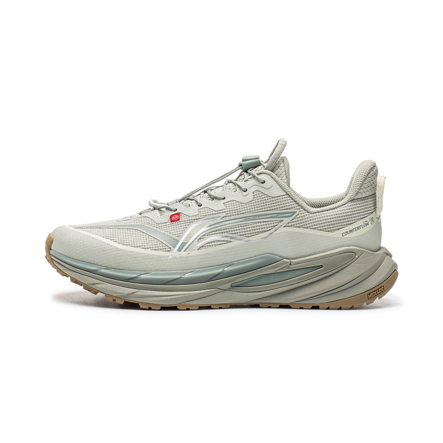 Li-Ning Li Ning Outdoor CF Tracing, Beyond The Known 3 Outdoor Shoes Women's Low Top Ore Gray/Mud Green