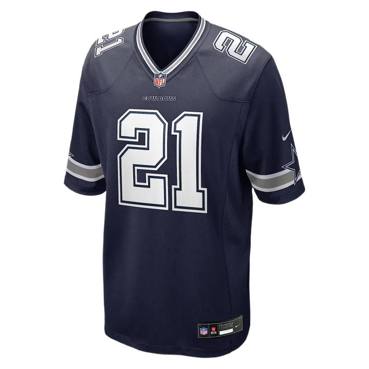 Nike Nike NFL Rugby Jerseys Men's Marine Blue V Neck Moderate