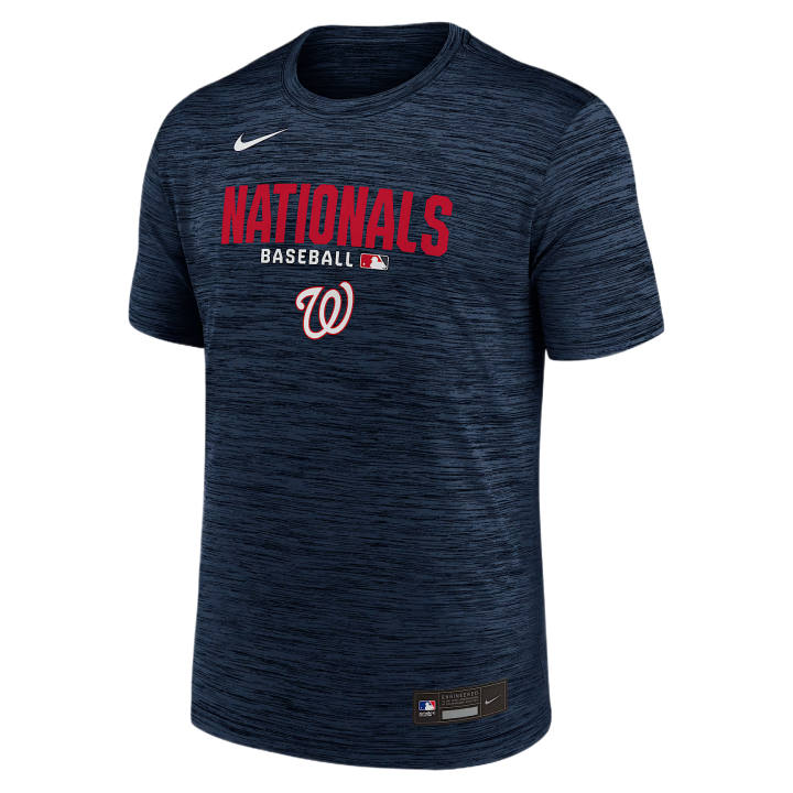 Nike Nike T Shirts Men's Marine Blue Crew Neck Moderate